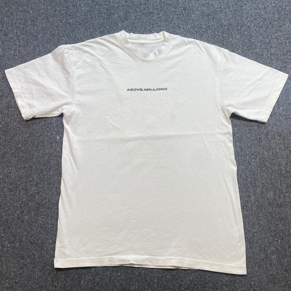 Above Millions Shirt Sz L Mens Streetwear Butterfly Graphic The World Is Yours